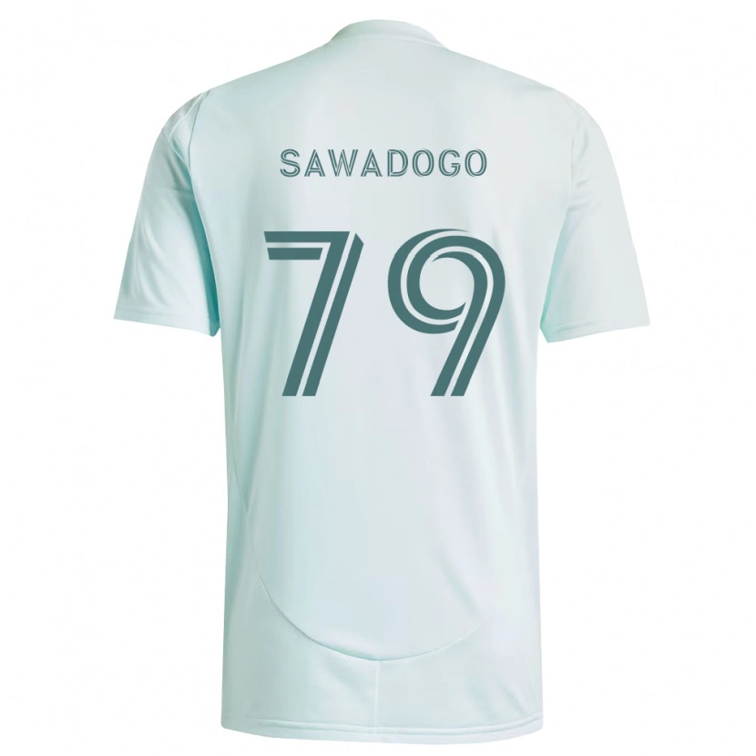 Danxen Mujer Camiseta Kamal Sawadogo #79 Blanco Verde Claro 2ª Equipación 2026/27 La Camisa México