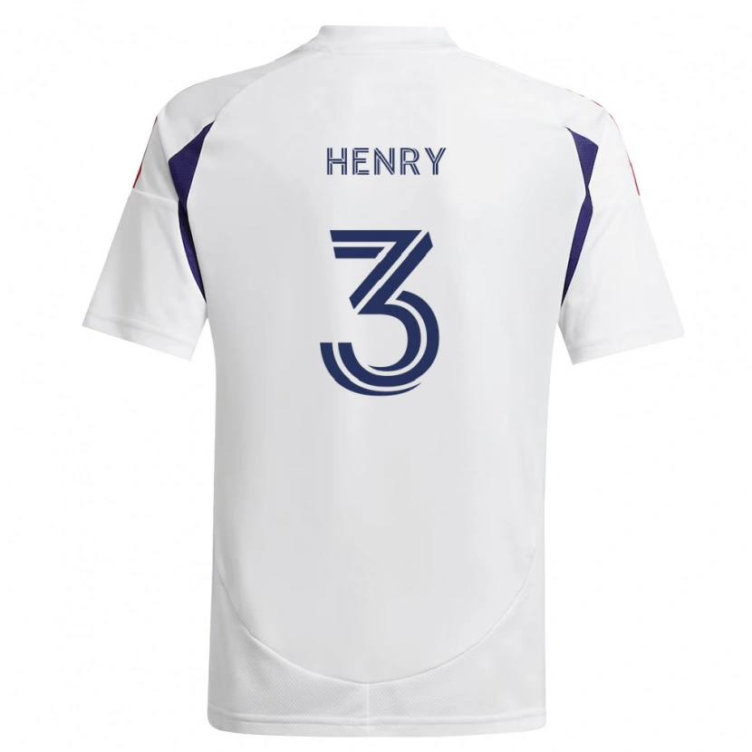Danxen Mujer Camiseta Kobi Henry #3 Azul Real Rojo Marrón 2ª Equipación 2026/27 La Camisa México