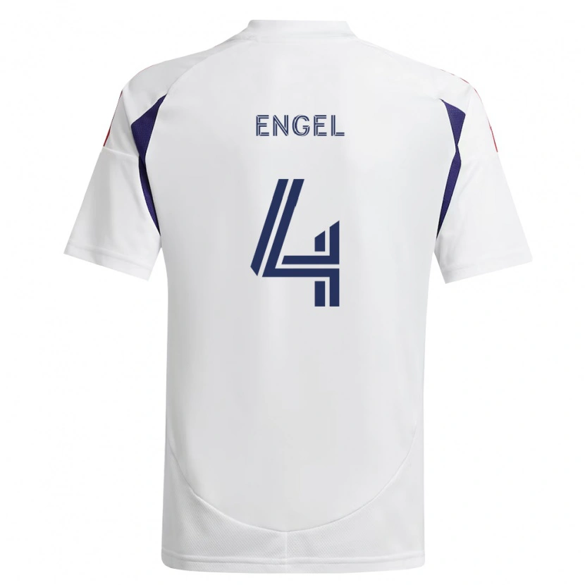 Danxen Mujer Camiseta Lukas Engel #4 Azul Real Rojo Marrón 2ª Equipación 2026/27 La Camisa México