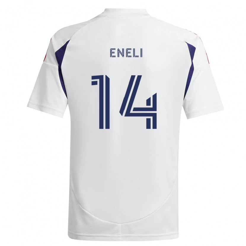 Danxen Mujer Camiseta Emeka Eneli #14 Azul Real Rojo Marrón 2ª Equipación 2026/27 La Camisa México