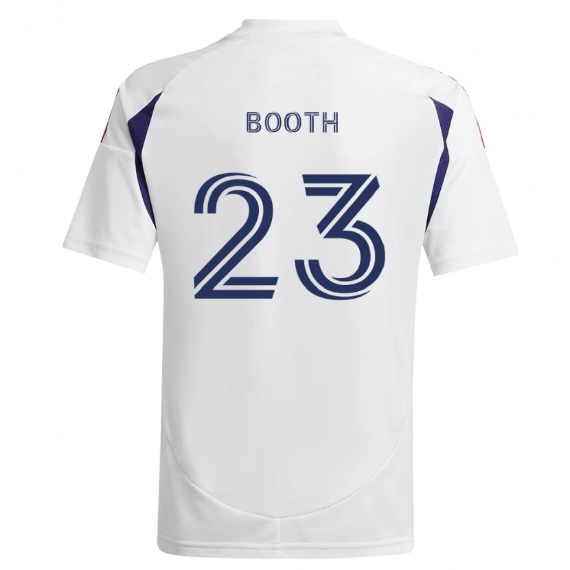 Danxen Mujer Camiseta Zach Booth #23 Azul Real Rojo Marrón 2ª Equipación 2026/27 La Camisa México