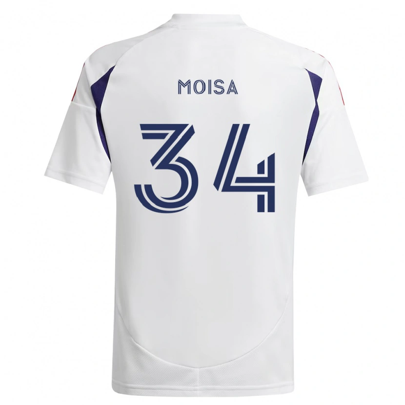 Danxen Mujer Camiseta Luca Moisa #34 Azul Real Rojo Marrón 2ª Equipación 2026/27 La Camisa México