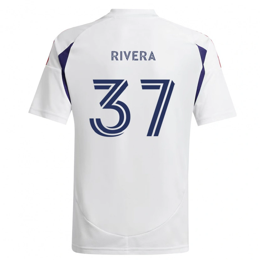 Danxen Mujer Camiseta Luis Rivera #37 Azul Real Rojo Marrón 2ª Equipación 2026/27 La Camisa México