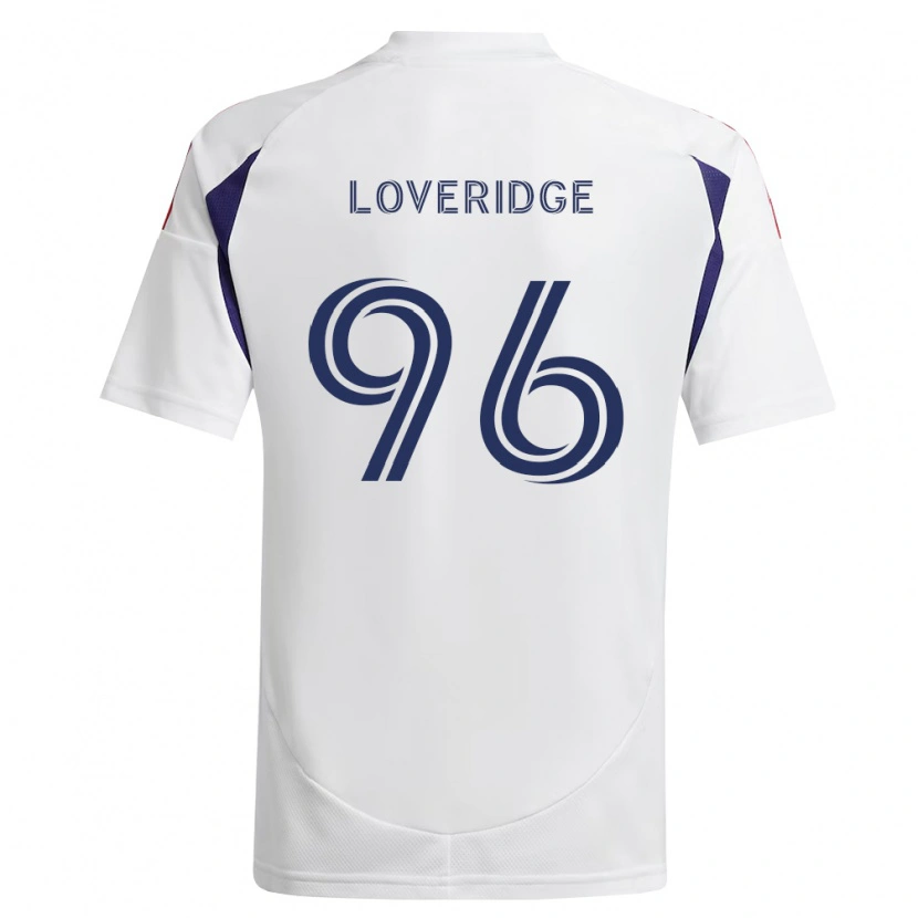 Danxen Mujer Camiseta Pete Loveridge #96 Azul Real Rojo Marrón 2ª Equipación 2026/27 La Camisa México