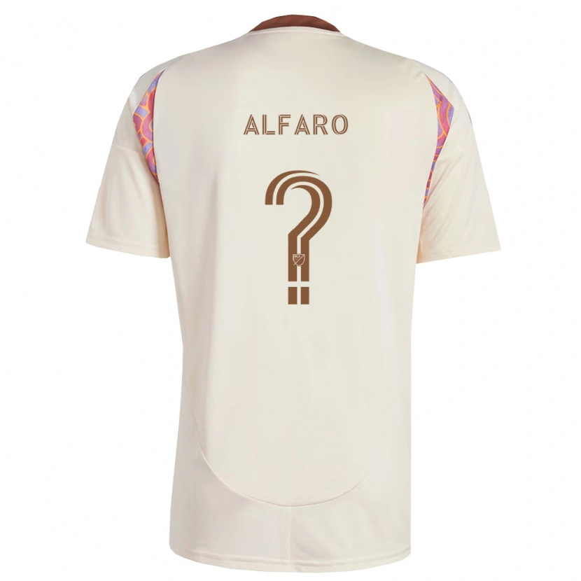 Danxen Mujer Camiseta Antonio Alfaro #0 Rosa Blanco Roto 2ª Equipación 2026/27 La Camisa México
