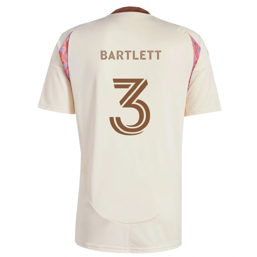Danxen Mujer Camiseta Lucas Bartlett #3 Rosa Blanco Roto 2ª Equipación 2026/27 La Camisa México