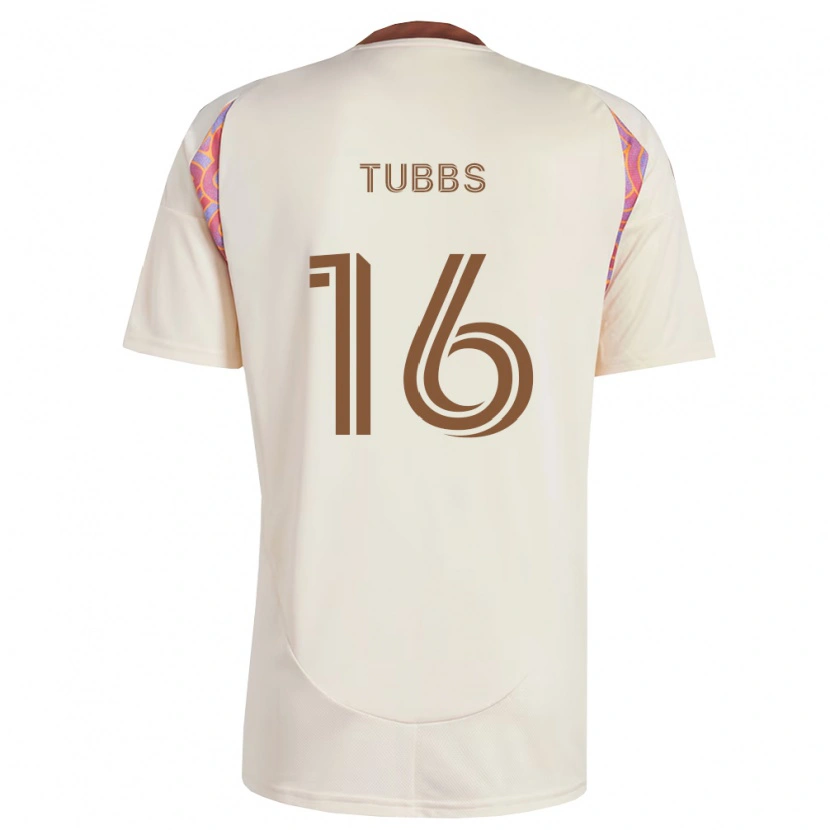 Danxen Mujer Camiseta Garrison Tubbs #16 Rosa Blanco Roto 2ª Equipación 2026/27 La Camisa México