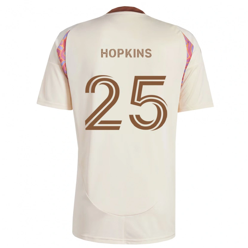 Danxen Mujer Camiseta Jackson Hopkins #25 Rosa Blanco Roto 2ª Equipación 2026/27 La Camisa México