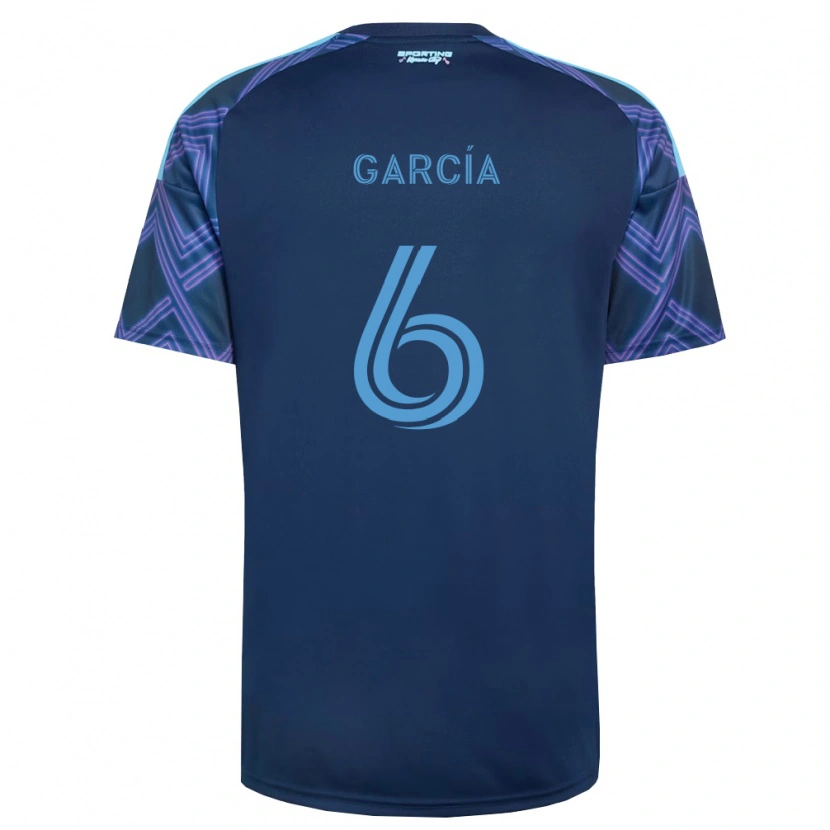 Danxen Mujer Camiseta Manu García #6 Azul Real Morado 2ª Equipación 2026/27 La Camisa México