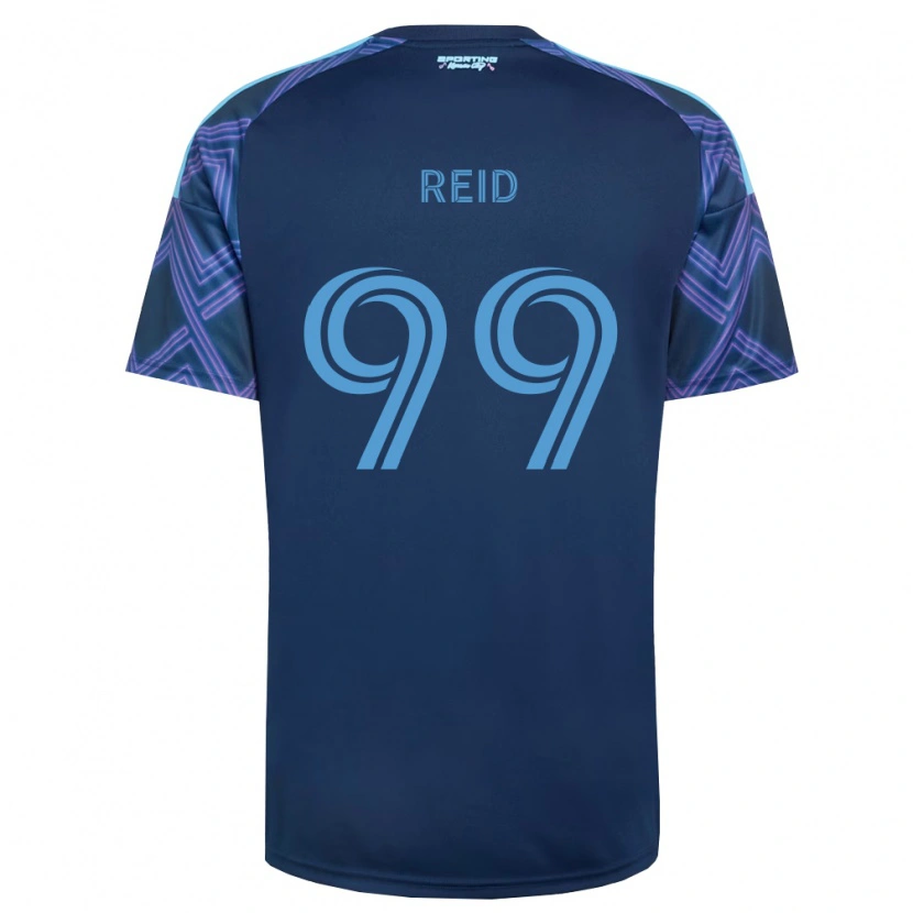 Danxen Mujer Camiseta Jayden Reid #99 Azul Real Morado 2ª Equipación 2026/27 La Camisa México