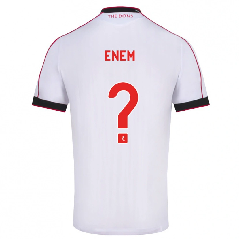 Danxen Mujer Camiseta Victor Enem #0 Negro Rojo Blanco 2ª Equipación 2026/27 La Camisa México