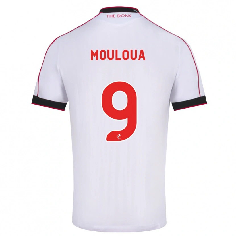 Danxen Mujer Camiseta Ayoub Mouloua #9 Negro Rojo Blanco 2ª Equipación 2026/27 La Camisa México