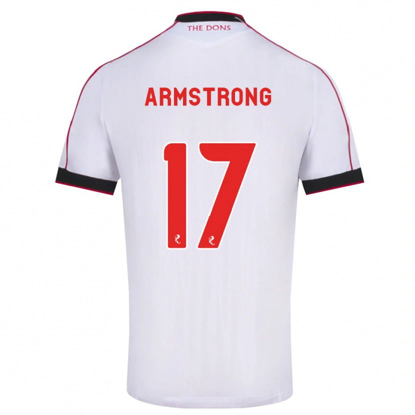 Danxen Mujer Camiseta Stuart Armstrong #17 Negro Rojo Blanco 2ª Equipación 2026/27 La Camisa México