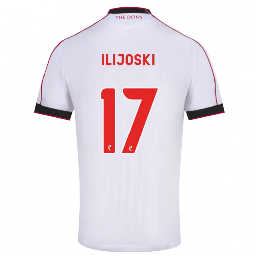 Danxen Mujer Camiseta Emma Ilijoski #17 Negro Rojo Blanco 2ª Equipación 2026/27 La Camisa México