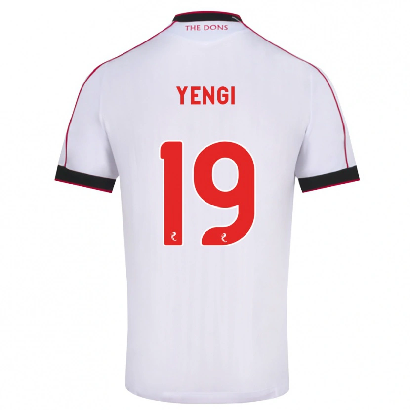 Danxen Mujer Camiseta Kusini Yengi #19 Negro Rojo Blanco 2ª Equipación 2026/27 La Camisa México