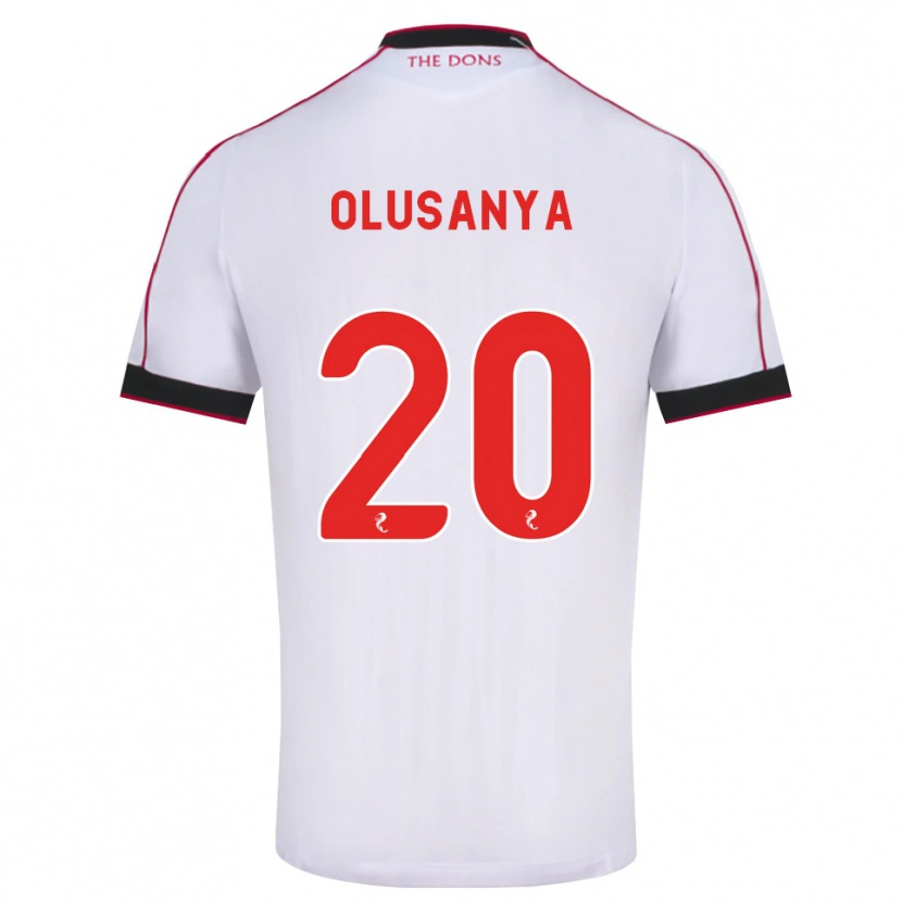 Danxen Mujer Camiseta Toyosi Olusanya #20 Negro Rojo Blanco 2ª Equipación 2026/27 La Camisa México