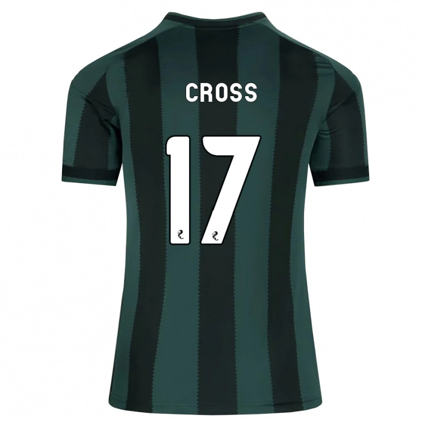Danxen Mujer Camiseta Morgan Cross #17 Gris Pizarra Oscuro Negro 2ª Equipación 2026/27 La Camisa México