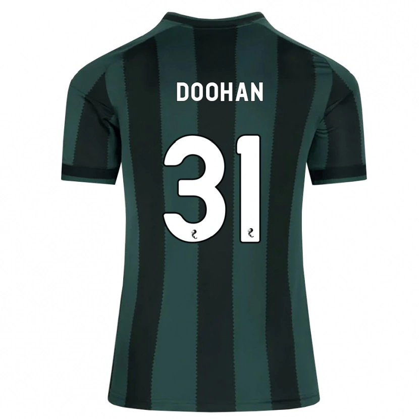 Danxen Mujer Camiseta Ross Doohan #31 Gris Pizarra Oscuro Negro 2ª Equipación 2026/27 La Camisa México