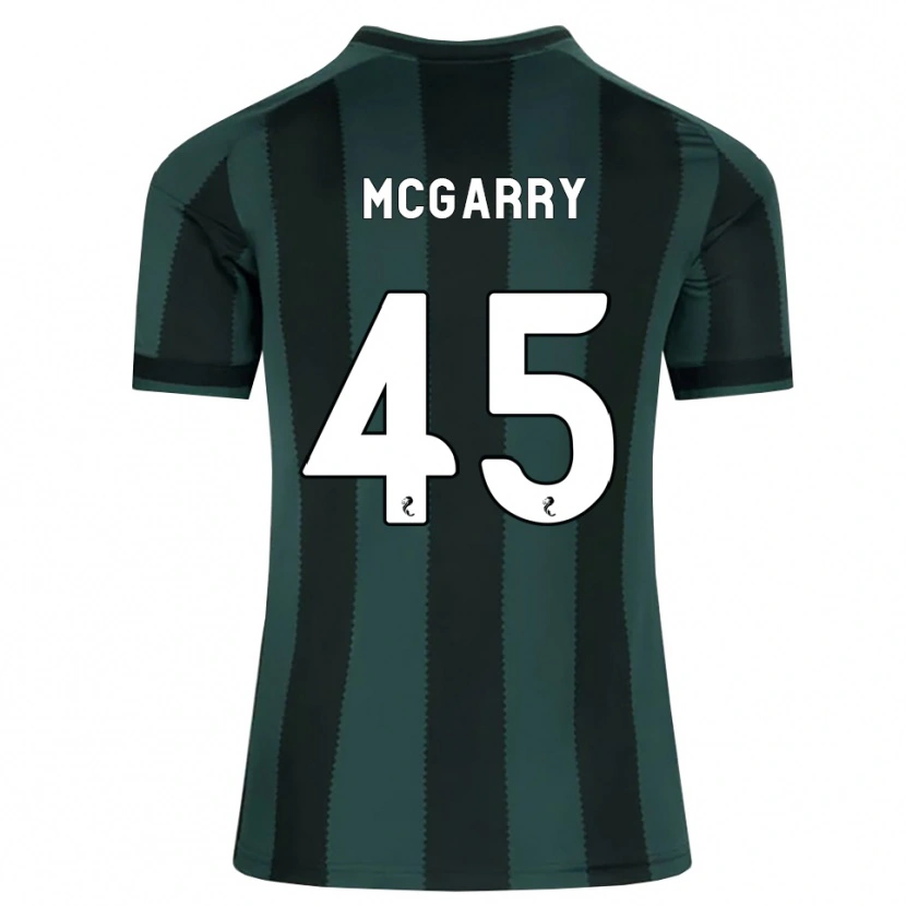 Danxen Mujer Camiseta Shea Mcgarry #45 Gris Pizarra Oscuro Negro 2ª Equipación 2026/27 La Camisa México