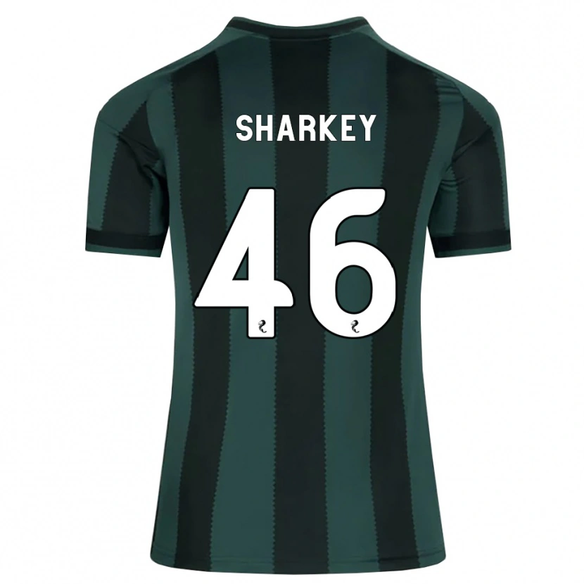 Danxen Mujer Camiseta Amy Sharkey #46 Gris Pizarra Oscuro Negro 2ª Equipación 2026/27 La Camisa México