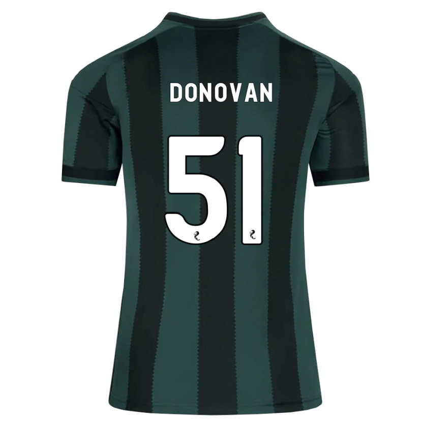 Danxen Mujer Camiseta Colby Donovan #51 Gris Pizarra Oscuro Negro 2ª Equipación 2026/27 La Camisa México