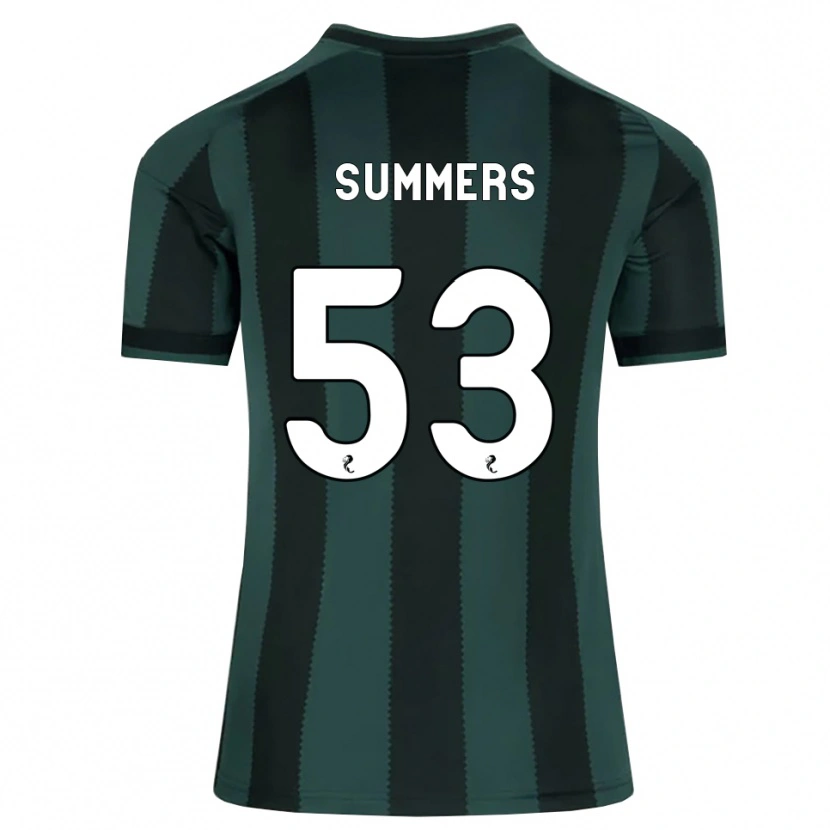 Danxen Mujer Camiseta Ben Summers #53 Gris Pizarra Oscuro Negro 2ª Equipación 2026/27 La Camisa México