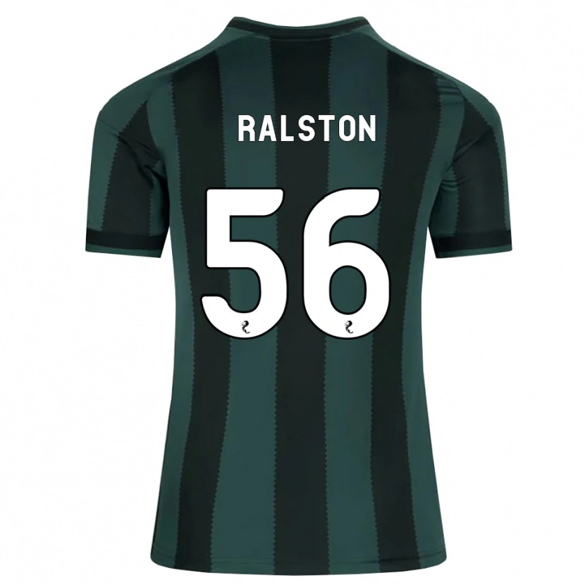 Danxen Mujer Camiseta Anthony Ralston #56 Gris Pizarra Oscuro Negro 2ª Equipación 2026/27 La Camisa México