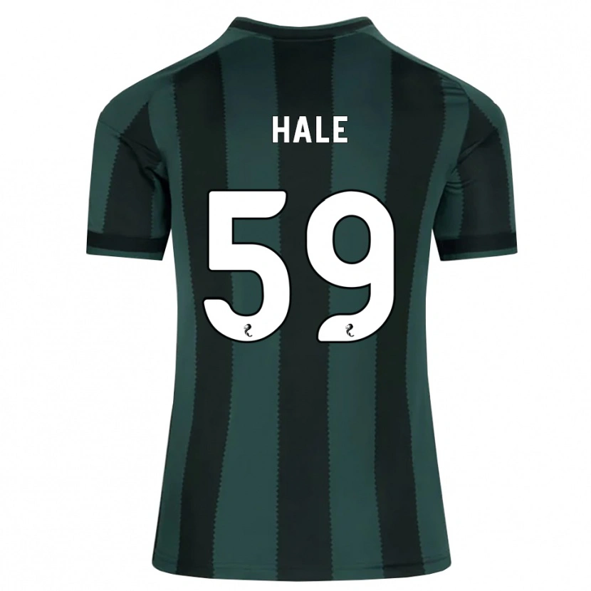 Danxen Mujer Camiseta Finlay Hale #59 Gris Pizarra Oscuro Negro 2ª Equipación 2026/27 La Camisa México