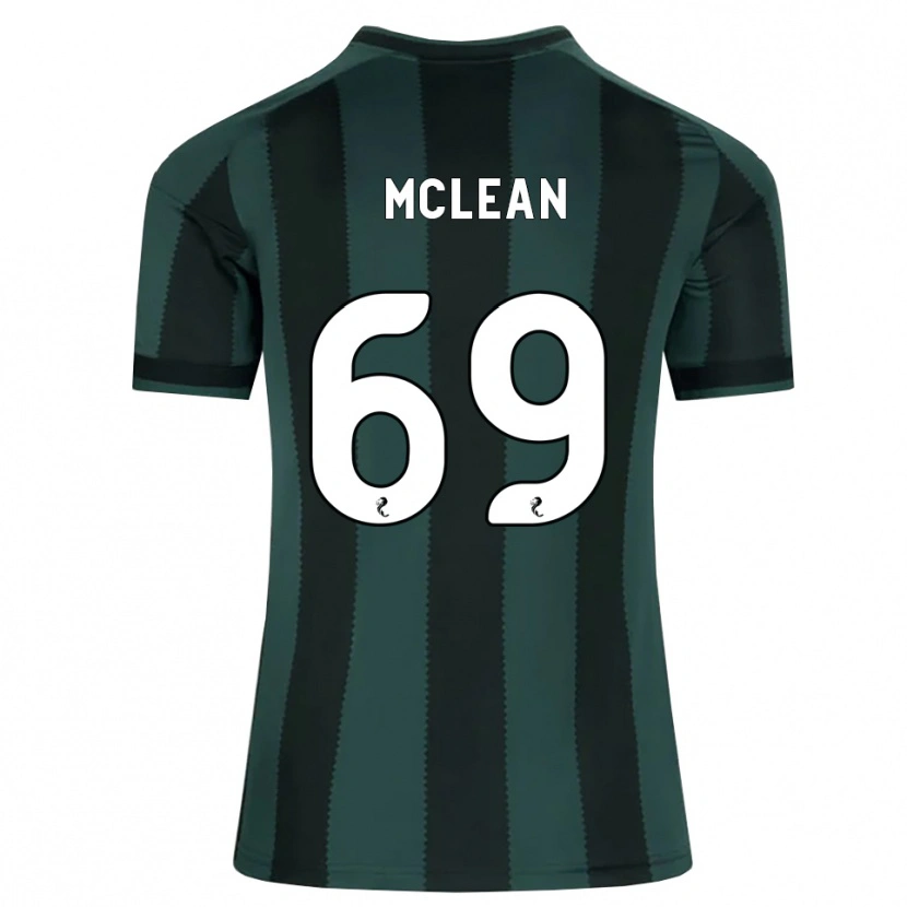 Danxen Mujer Camiseta Kai Mclean #69 Gris Pizarra Oscuro Negro 2ª Equipación 2026/27 La Camisa México