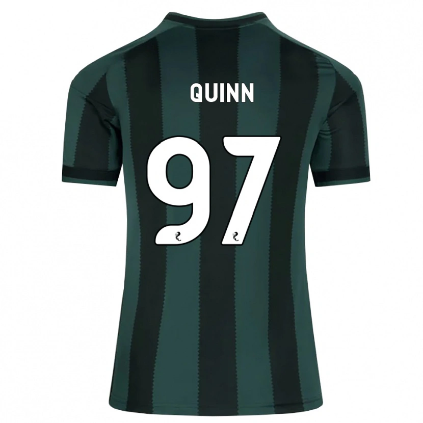 Danxen Mujer Camiseta Ben Quinn #97 Gris Pizarra Oscuro Negro 2ª Equipación 2026/27 La Camisa México