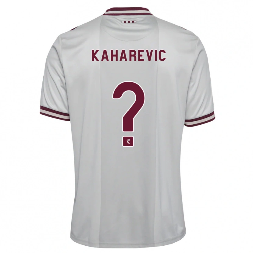 Danxen Mujer Camiseta Sinan Kaharevic #0 Blanco Borgoña 2ª Equipación 2026/27 La Camisa México
