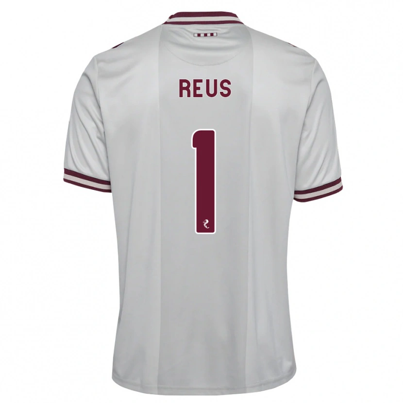 Danxen Mujer Camiseta Beau Reus #1 Blanco Borgoña 2ª Equipación 2026/27 La Camisa México
