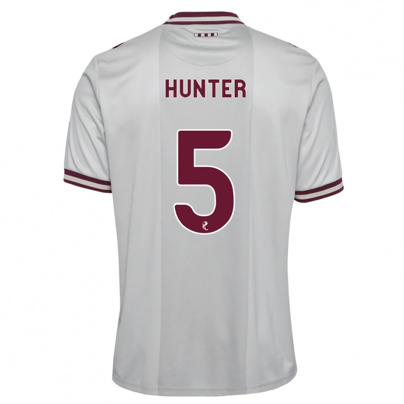 Danxen Mujer Camiseta Georgia Hunter #5 Blanco Borgoña 2ª Equipación 2026/27 La Camisa México