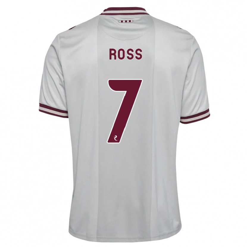 Danxen Mujer Camiseta Mackenzie Ross #7 Blanco Borgoña 2ª Equipación 2026/27 La Camisa México