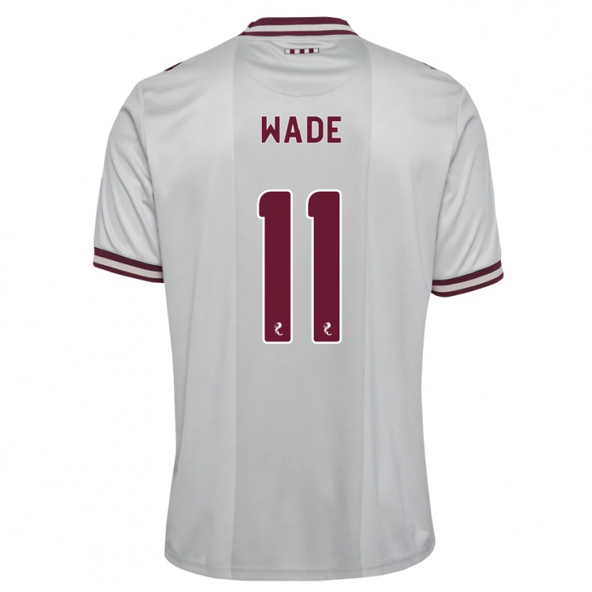 Danxen Mujer Camiseta Lauren Wade #11 Blanco Borgoña 2ª Equipación 2026/27 La Camisa México