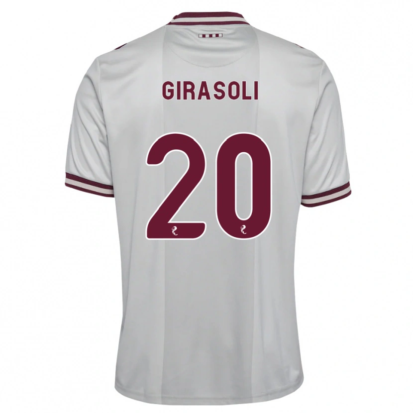 Danxen Mujer Camiseta Carly Girasoli #20 Blanco Borgoña 2ª Equipación 2026/27 La Camisa México