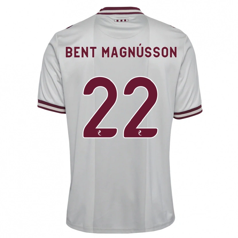 Danxen Mujer Camiseta Tómas Bent Magnússon #22 Blanco Borgoña 2ª Equipación 2026/27 La Camisa México