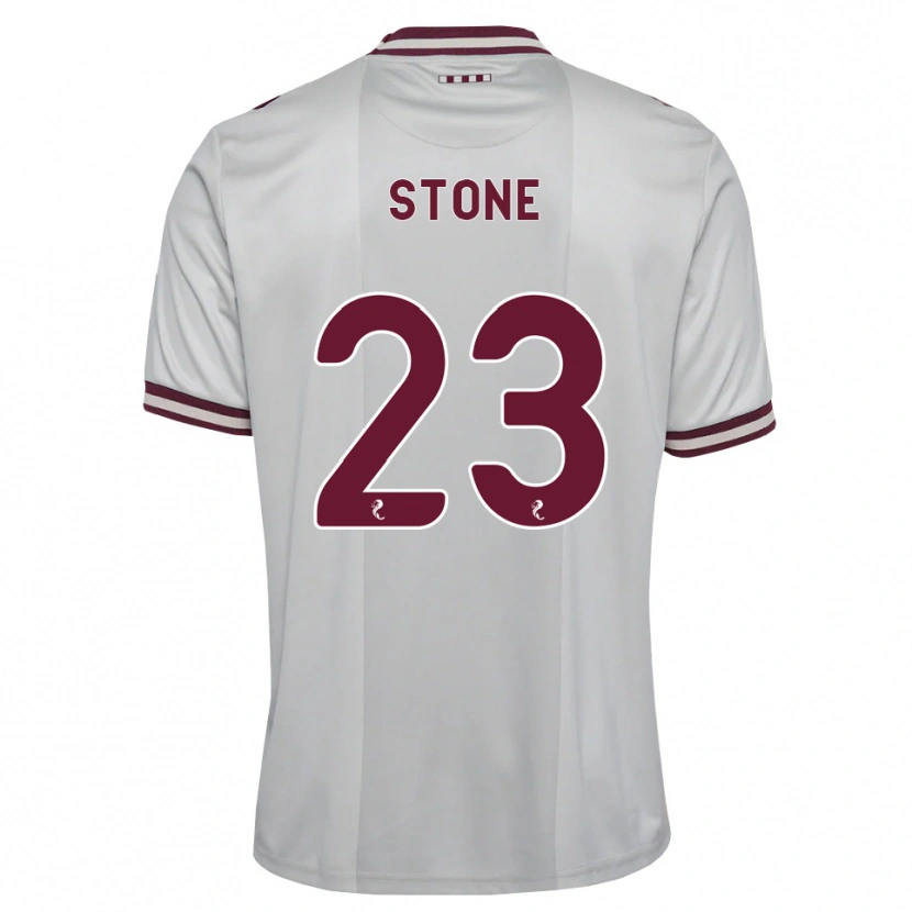 Danxen Mujer Camiseta Harry Stone #23 Blanco Borgoña 2ª Equipación 2026/27 La Camisa México