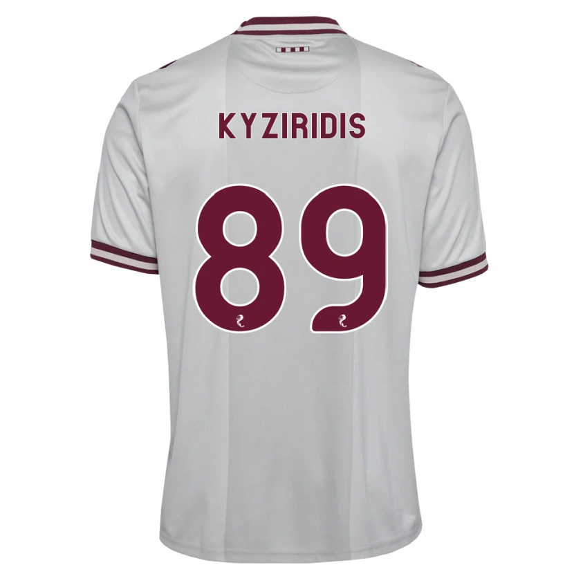 Danxen Mujer Camiseta Alexandros Kyziridis #89 Blanco Borgoña 2ª Equipación 2026/27 La Camisa México