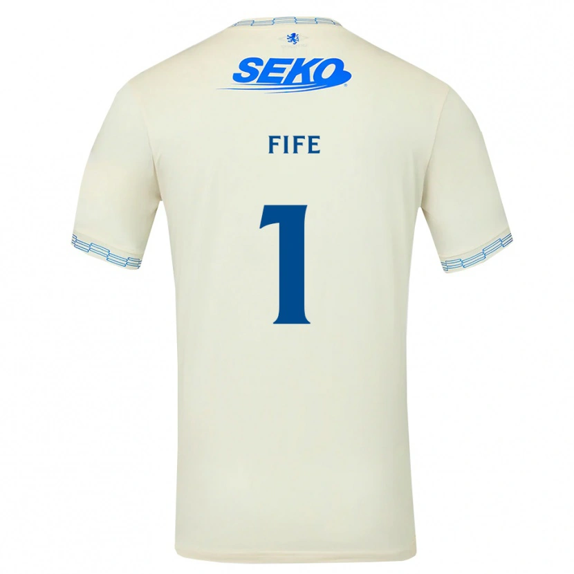 Danxen Mujer Camiseta Jenna Fife #1 Azul Cielo Profundo Blanco 2ª Equipación 2026/27 La Camisa México