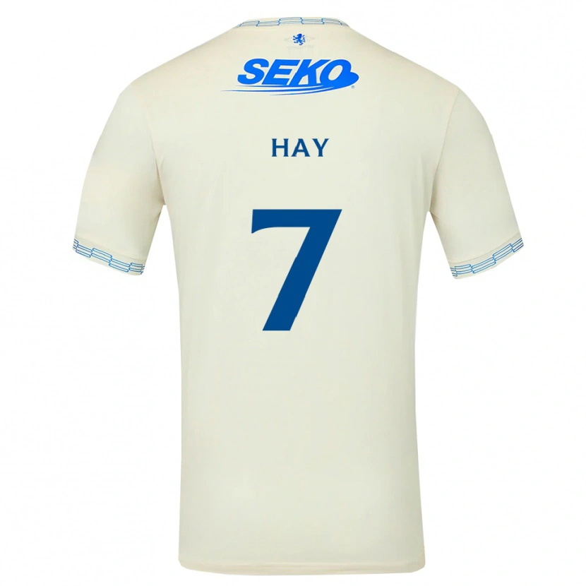 Danxen Mujer Camiseta Brogan Hay #7 Azul Cielo Profundo Blanco 2ª Equipación 2026/27 La Camisa México