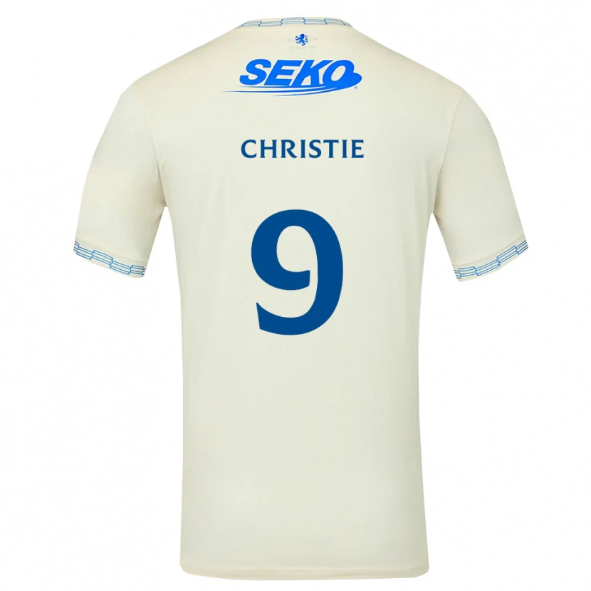 Danxen Mujer Camiseta Cormac Christie #9 Azul Cielo Profundo Blanco 2ª Equipación 2026/27 La Camisa México