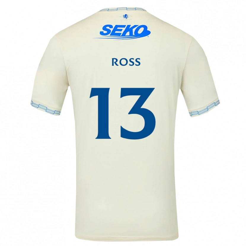 Danxen Mujer Camiseta Jane Ross #13 Azul Cielo Profundo Blanco 2ª Equipación 2026/27 La Camisa México