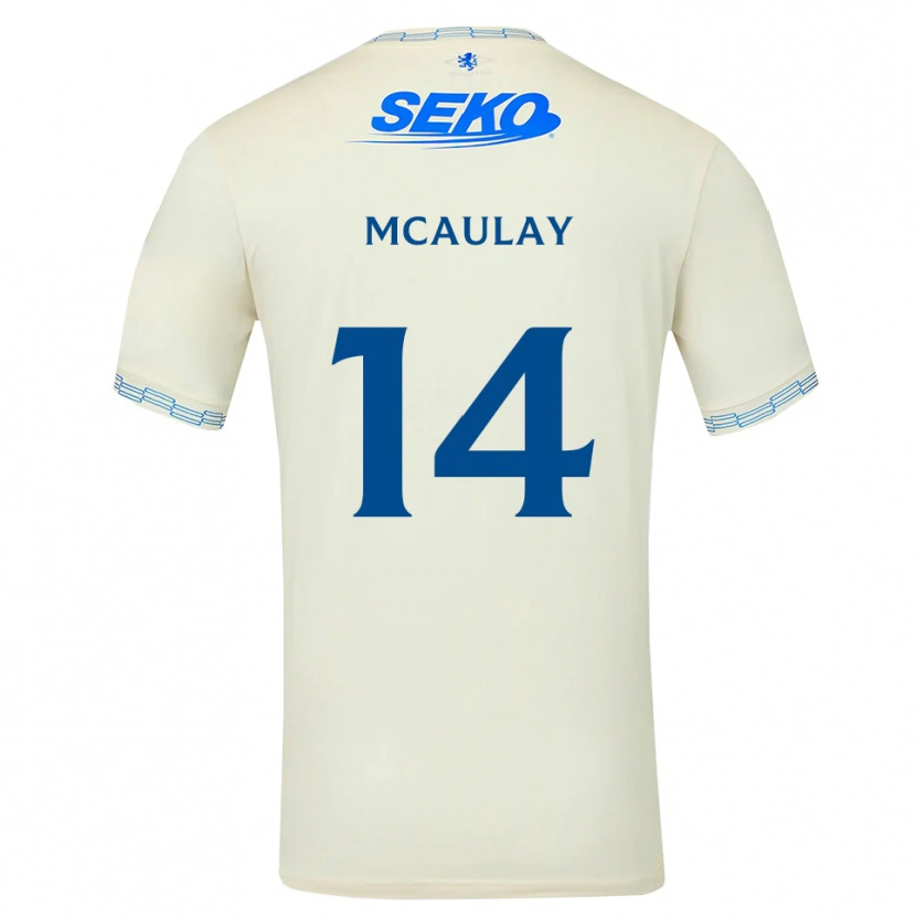 Danxen Mujer Camiseta Mia Mcaulay #14 Azul Cielo Profundo Blanco 2ª Equipación 2026/27 La Camisa México