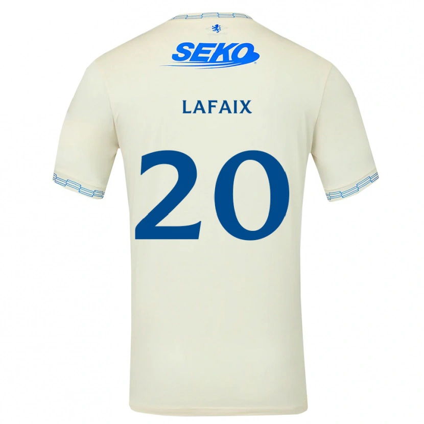 Danxen Mujer Camiseta Camille Lafaix #20 Azul Cielo Profundo Blanco 2ª Equipación 2026/27 La Camisa México