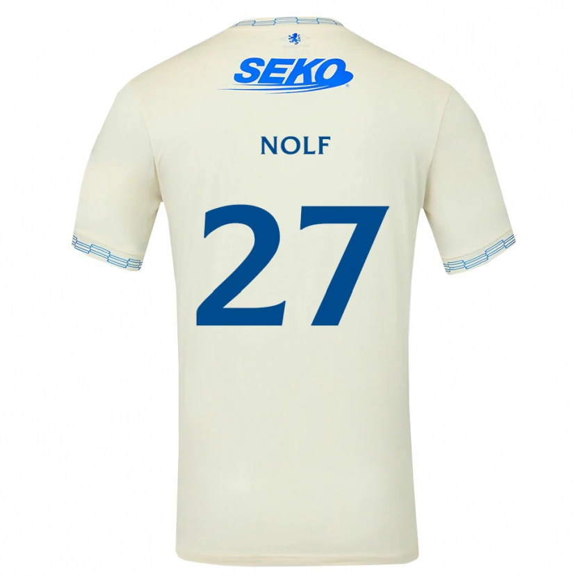 Danxen Mujer Camiseta Madeline Nolf #27 Azul Cielo Profundo Blanco 2ª Equipación 2026/27 La Camisa México