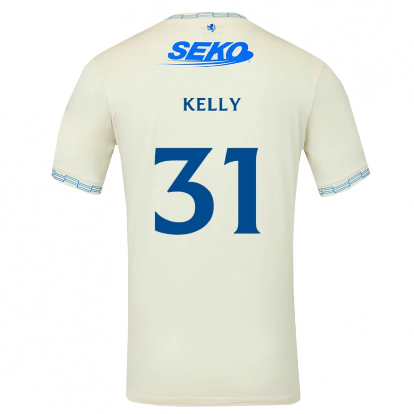 Danxen Mujer Camiseta Liam Kelly #31 Azul Cielo Profundo Blanco 2ª Equipación 2026/27 La Camisa México