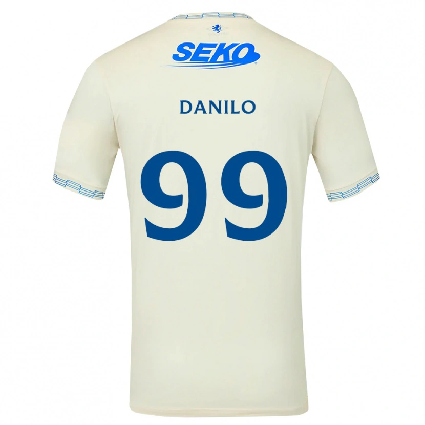 Danxen Mujer Camiseta Danilo #99 Azul Cielo Profundo Blanco 2ª Equipación 2026/27 La Camisa México