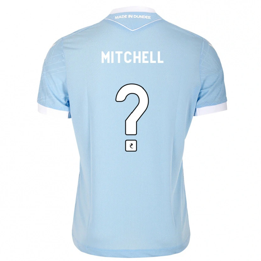 Danxen Mujer Camiseta Josh Mitchell #0 Azul Cielo Claro Blanco 2ª Equipación 2026/27 La Camisa México