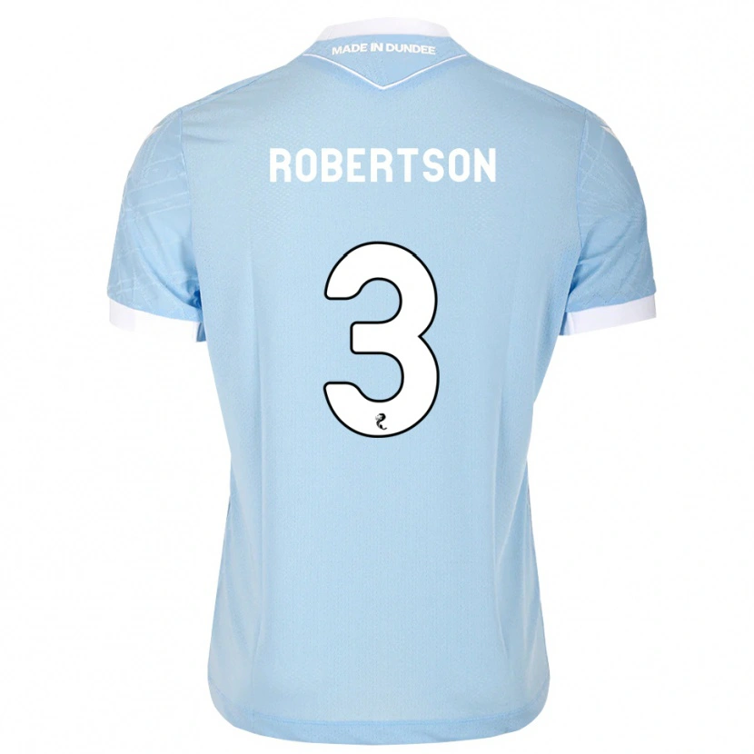 Danxen Mujer Camiseta Clark Robertson #3 Azul Cielo Claro Blanco 2ª Equipación 2026/27 La Camisa México